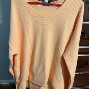 Athleta waffle coaster luxe sweatshirt size xl nwt
